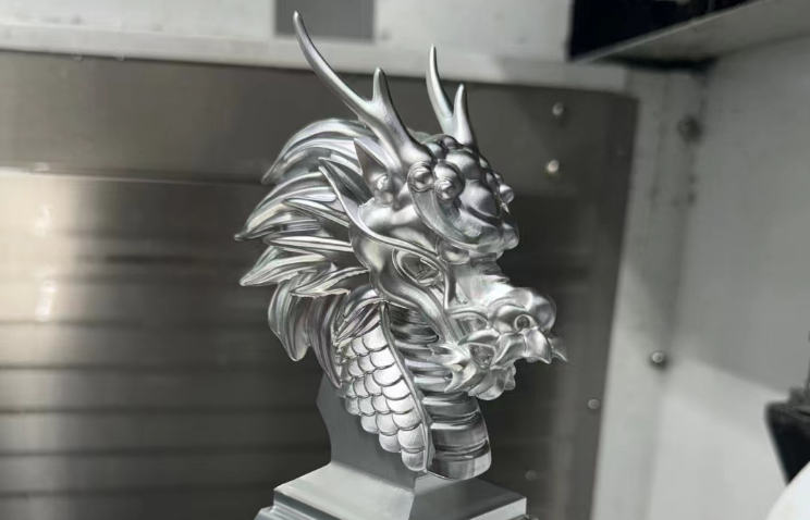 非標(biāo)定制：五軸龍首擺件實(shí)拍，鎮(zhèn)宅招財(cái)